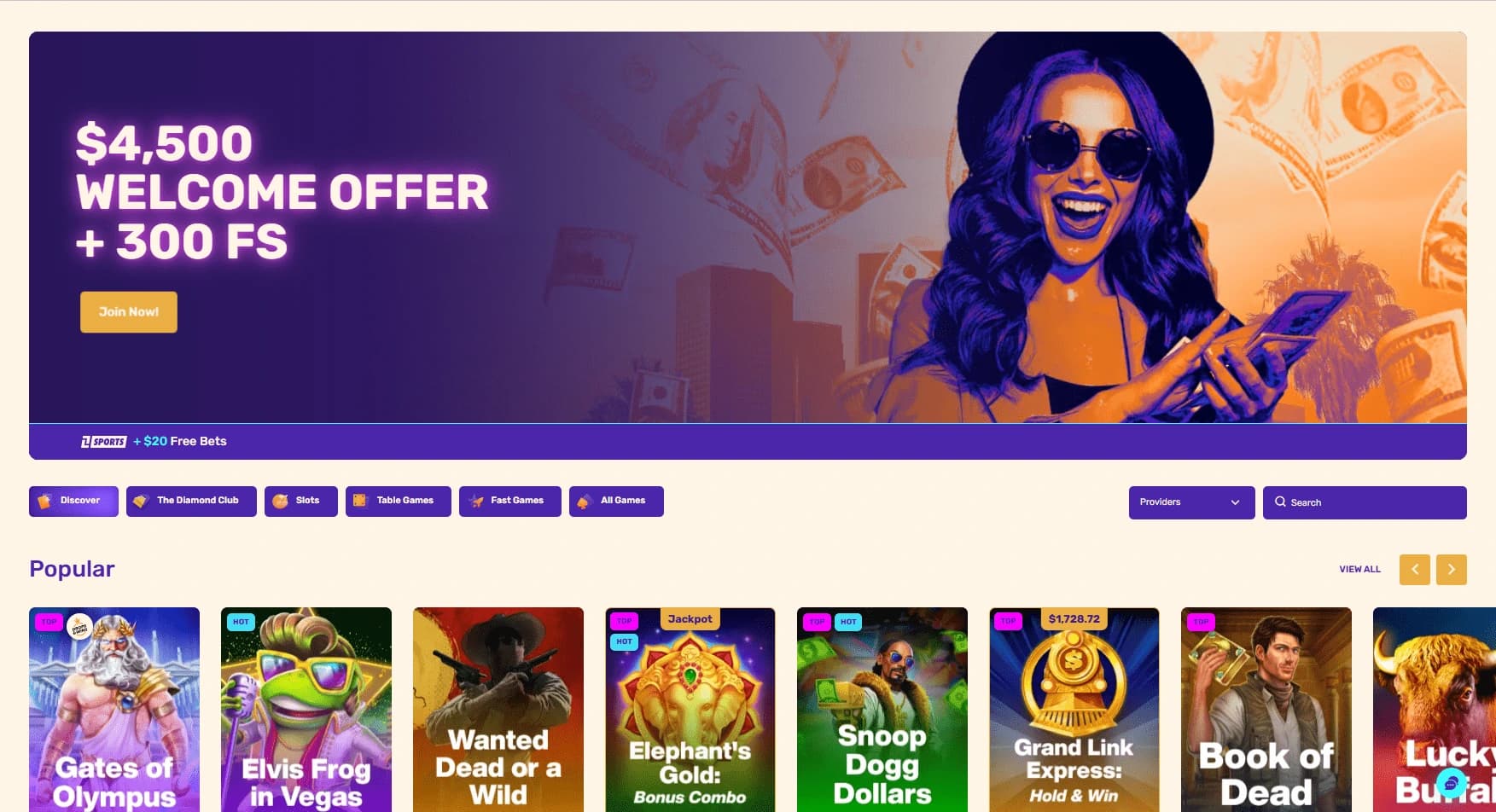 Lets Lucky online casino